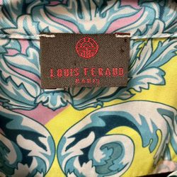 Stun in Vtg Louis Feraud Visionary Silk Blouse OBO