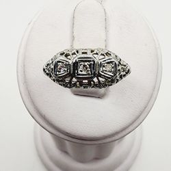 18k Gold Victorian Diamond Ring