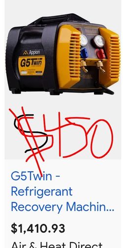 Appion G5 Twin Refigerent Recovery Machine 