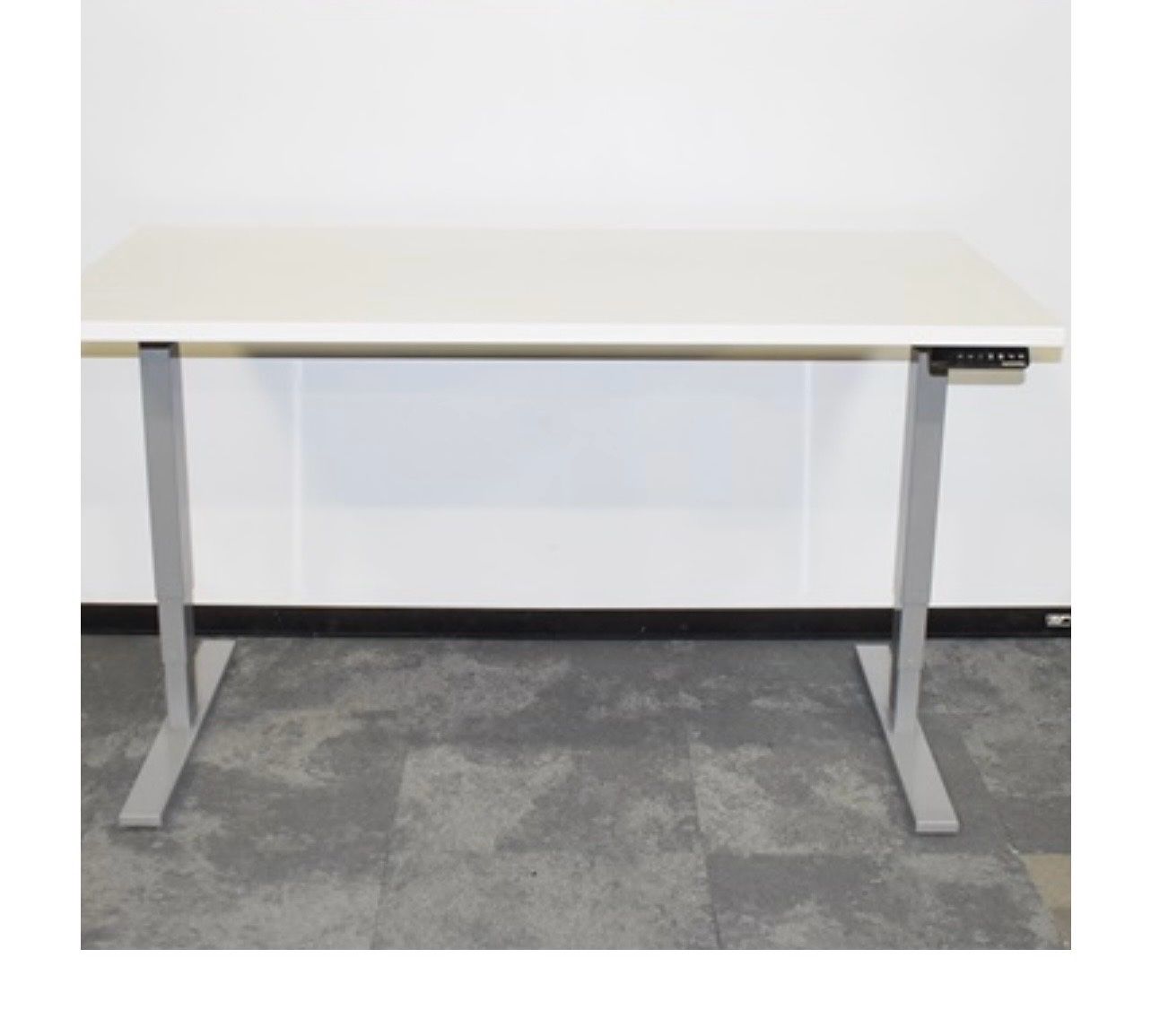 White Adjustable Electric desk (New in box) 