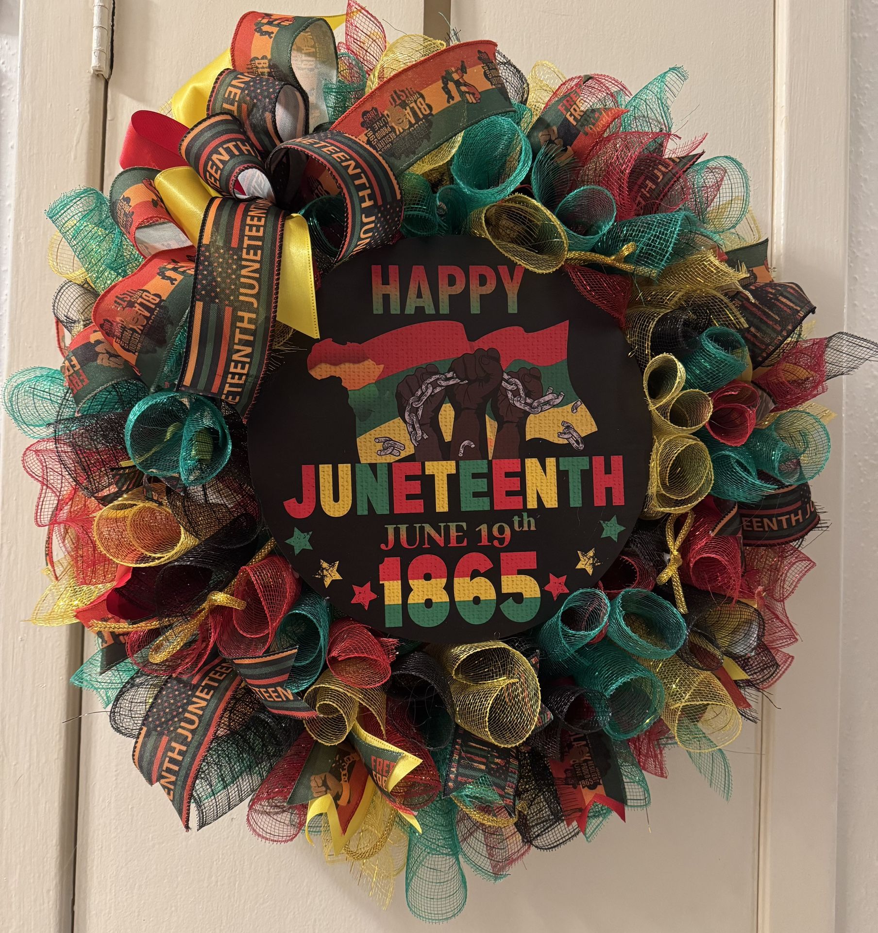19” Juneteenth Wreath