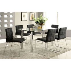 Black Dining Table Set