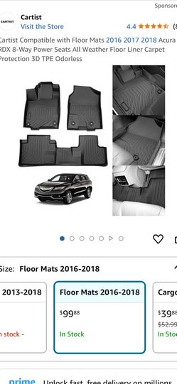 Acura RDX Car Mats  2016-2018