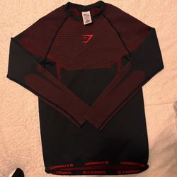 Gym Shark Compression Long Sleeve Size Small