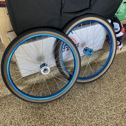 SE RACING PK Ripper 26 Inch Bmx Bike Wheels Blue for Sale in