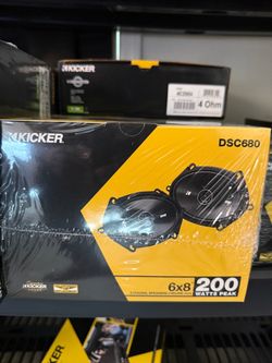 Kicker DSC680 6x8 Coaxial Car Speakers