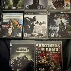 (8) PS3 Games