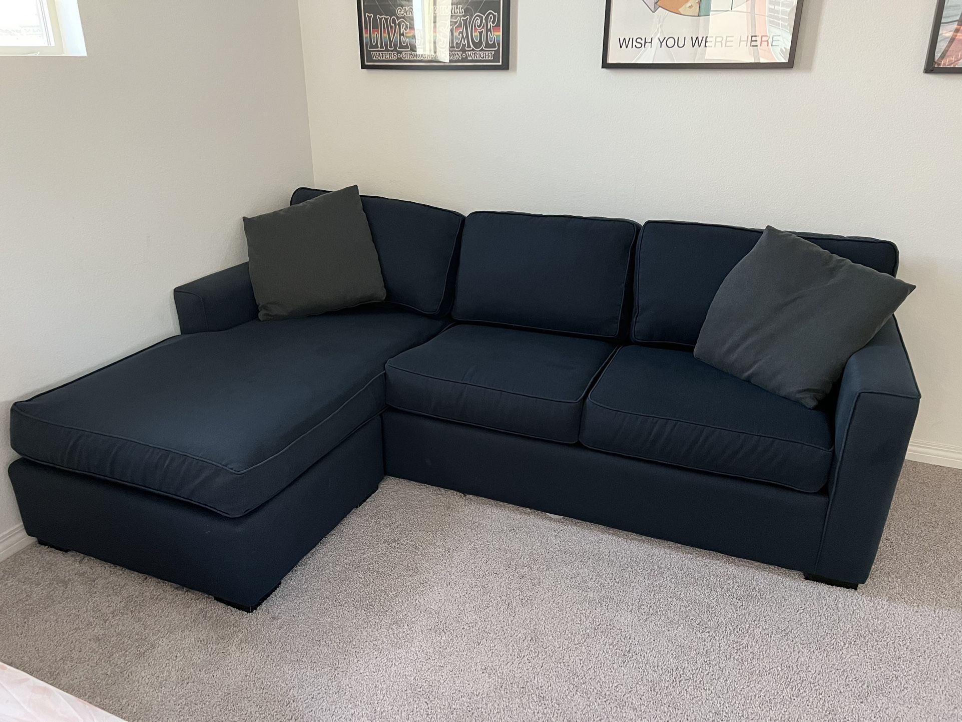 Blue Sectional Couch