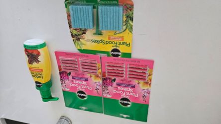 Miracle-Gro Plant Food Spikes Bundle Indoor Orchid Food Fertilizer Lot