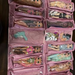 Dolls And Carrying Cases 