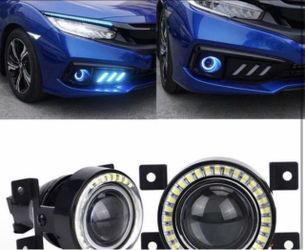LED Angel Eye Fog Light Set – Pair for Hunda