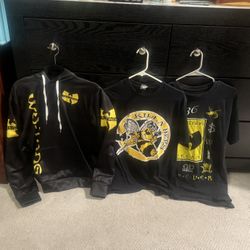 Wutang Clan mixed merchandise apparel trio men’s medium