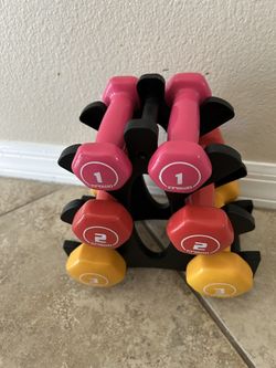 Crown Sporting Goods Neoprene Dumbbell Set (1, 3, 5 pairs)