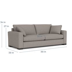 Room And Board Metro 88” Sofa