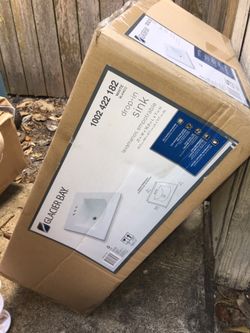 New in Box Glacier Bay Drop in Sink