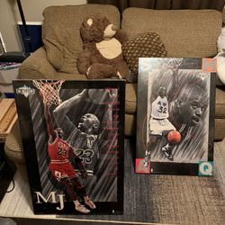 Michael Jordan & SHAQ Poster