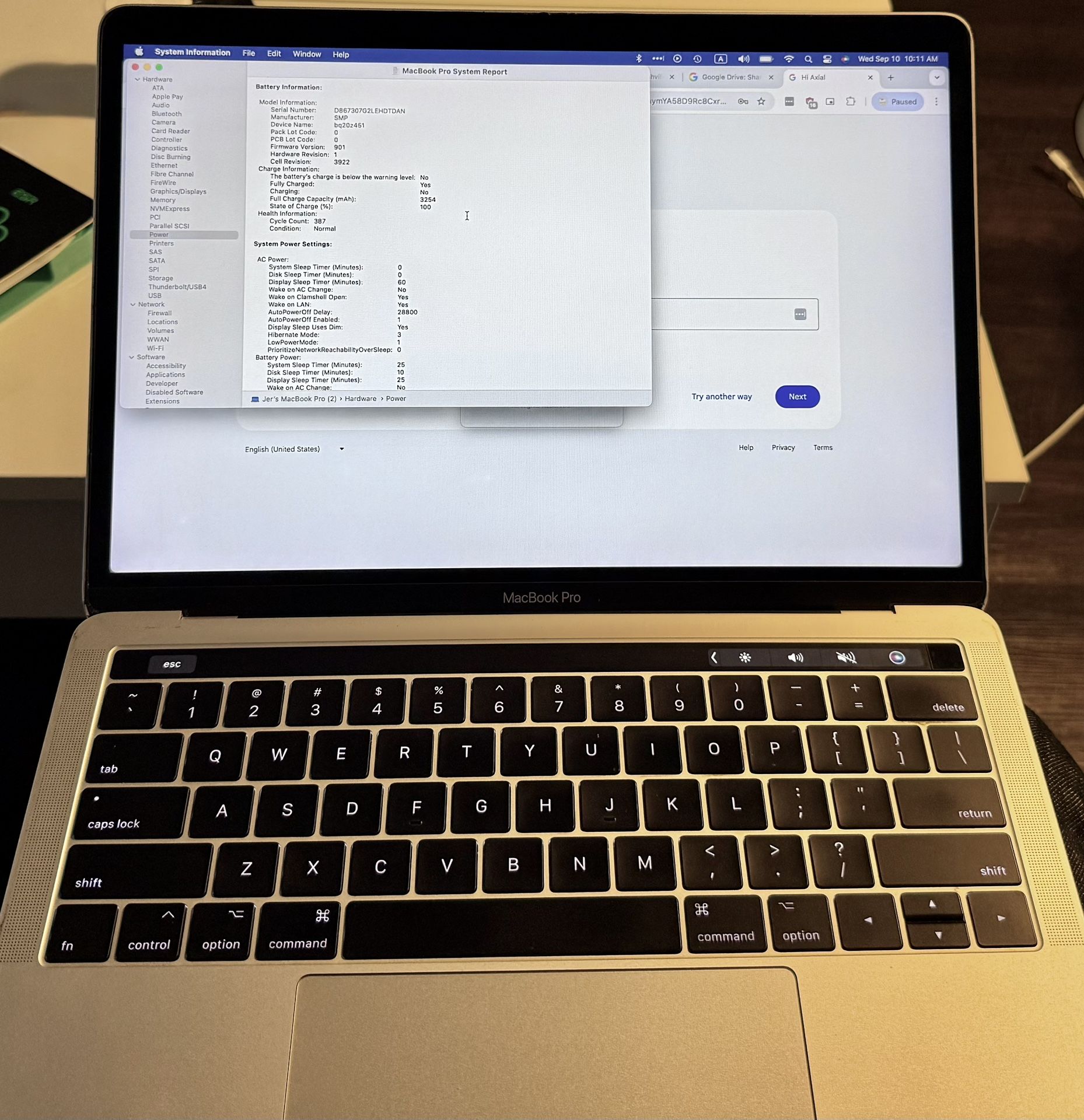 2017 Intel MacBook Pro 13” (512GB SSD 16GB RAM)