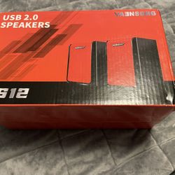 New 2.0 USB Computer Speakers 