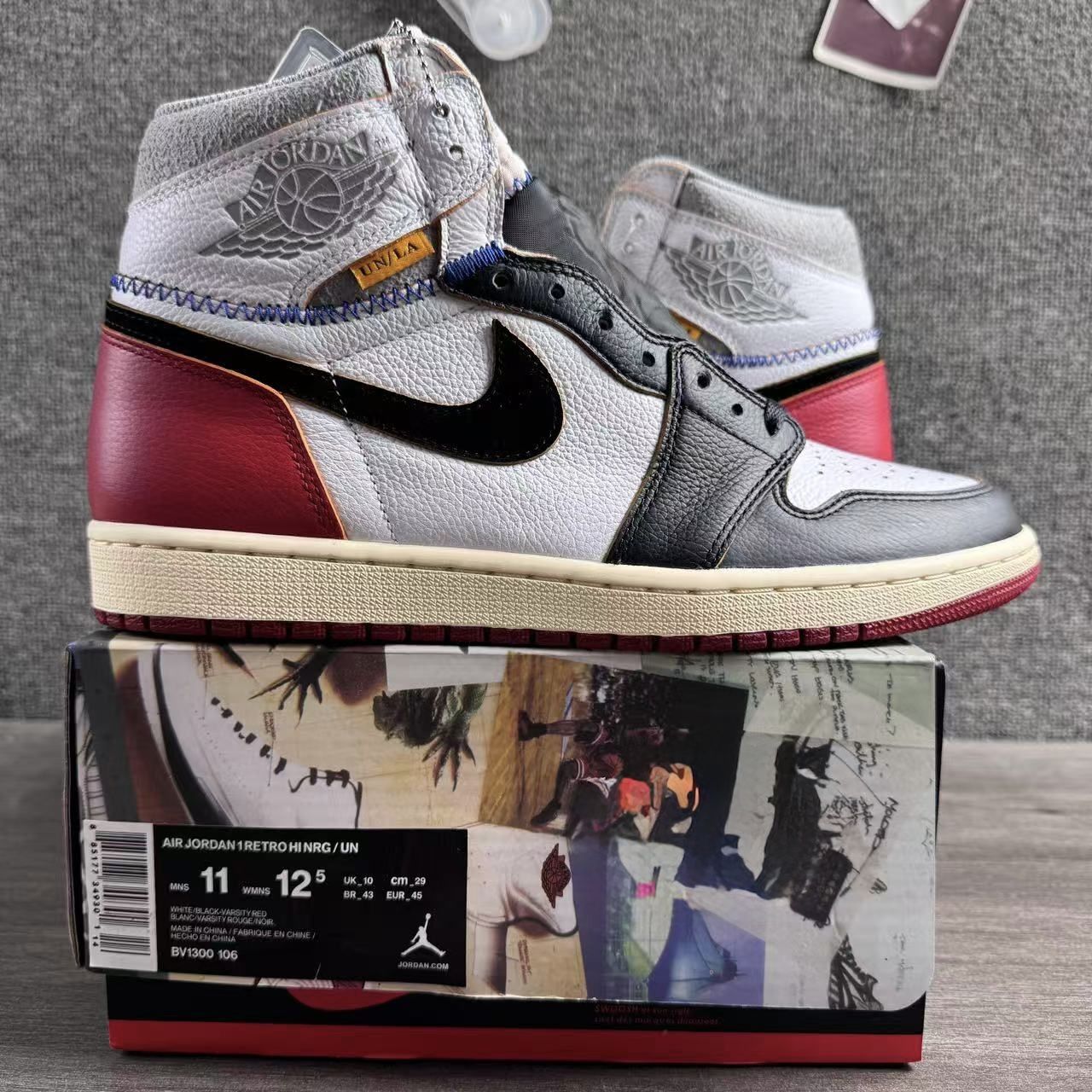 Air Jordan 1 Union Black Toe