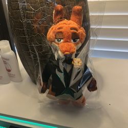 Zootopia 2 Nick Wilde Plush Keychain Japan Import