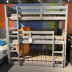 Triple Twin Bunk Bed 