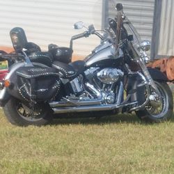 2003 Softail 100 Year Anniversary Heritage  Raised Emblems With Gold Sheild. Limited Edition. I've Only Seen 1 Like It In The 5 Years I've Had It. Ful