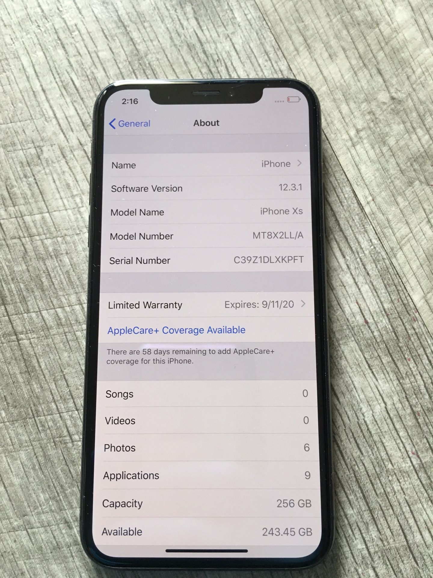 Brand-New AT&T iPhone XS 256GB