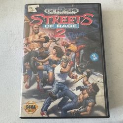 Streets of rage 2 sega genesis