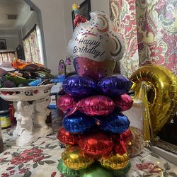 Balloon tower