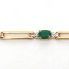 Ladies Emerald/10K Gold Bracelet
