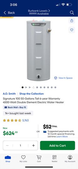 Electric hot water heater