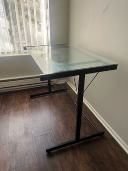 Glass Top Desk