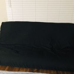 Futon couch convertible and Full size Box spring FREE..