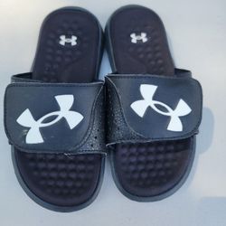 Size 1 Under Armour Slides 