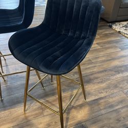 Navy Blue Bar Stools