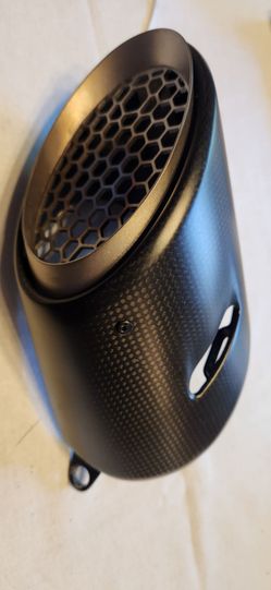 Ducati V2 Bayliss carbon exhaust tip