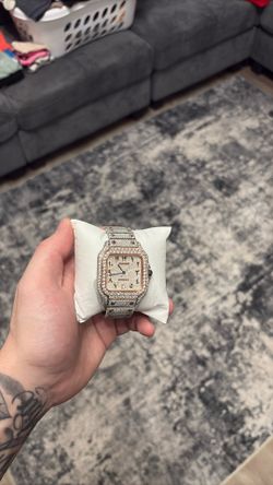 Cartier Two Tone Rose Gold Arabic