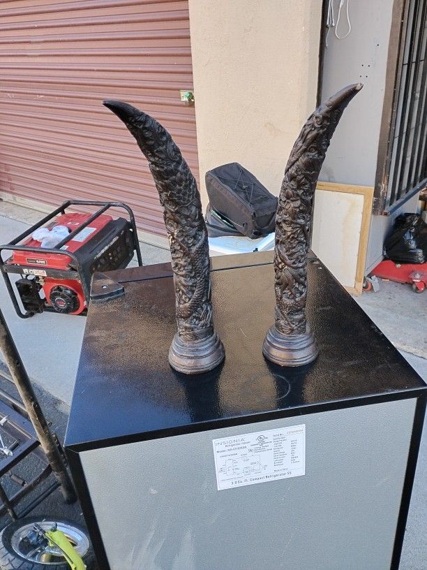 African Carved Bookends