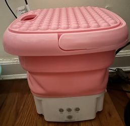 Portable Mini Folding Washing Machine, with High Speed Motor