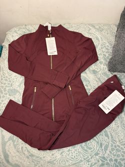 Burgundy Lululemon Set