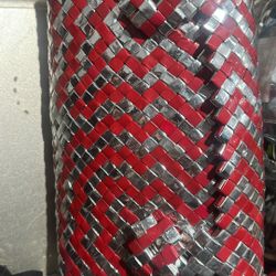 Homemade Candy, Cherry, Red And Silver Purse
