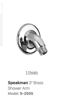 Speakman 3" Brass Shower Arm Model: S-2505