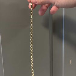 14k gold Rope Bracelet 