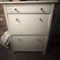 IKEA HEMNES Shoe Cabinet w/ Drawer (2 Compartments) 