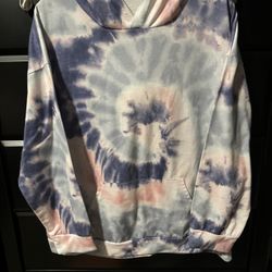 Women’s Size XL Tie Dye Lightweight Sweatshirt Hoodie