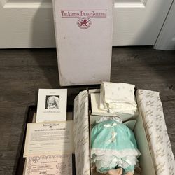 “EXCELLENT CONDITION” ASHTON DRAKE GALLERIES “JESSICA” PORCELAIN DOLL WITH COA