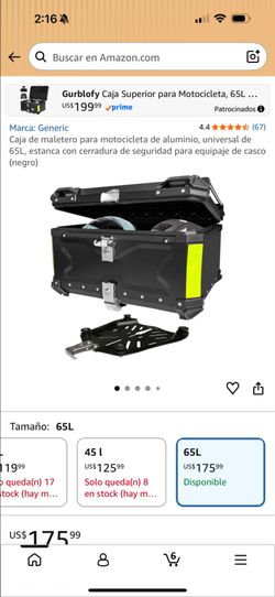 Caja para motocicleta