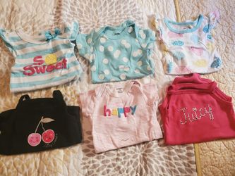 3-6 Onesies perfect for summer