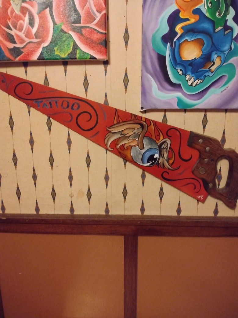 Painted Saw