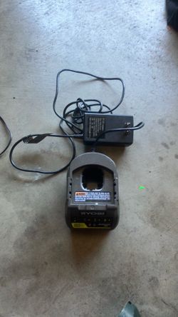 RYOBU 18v lithium ion battery charger